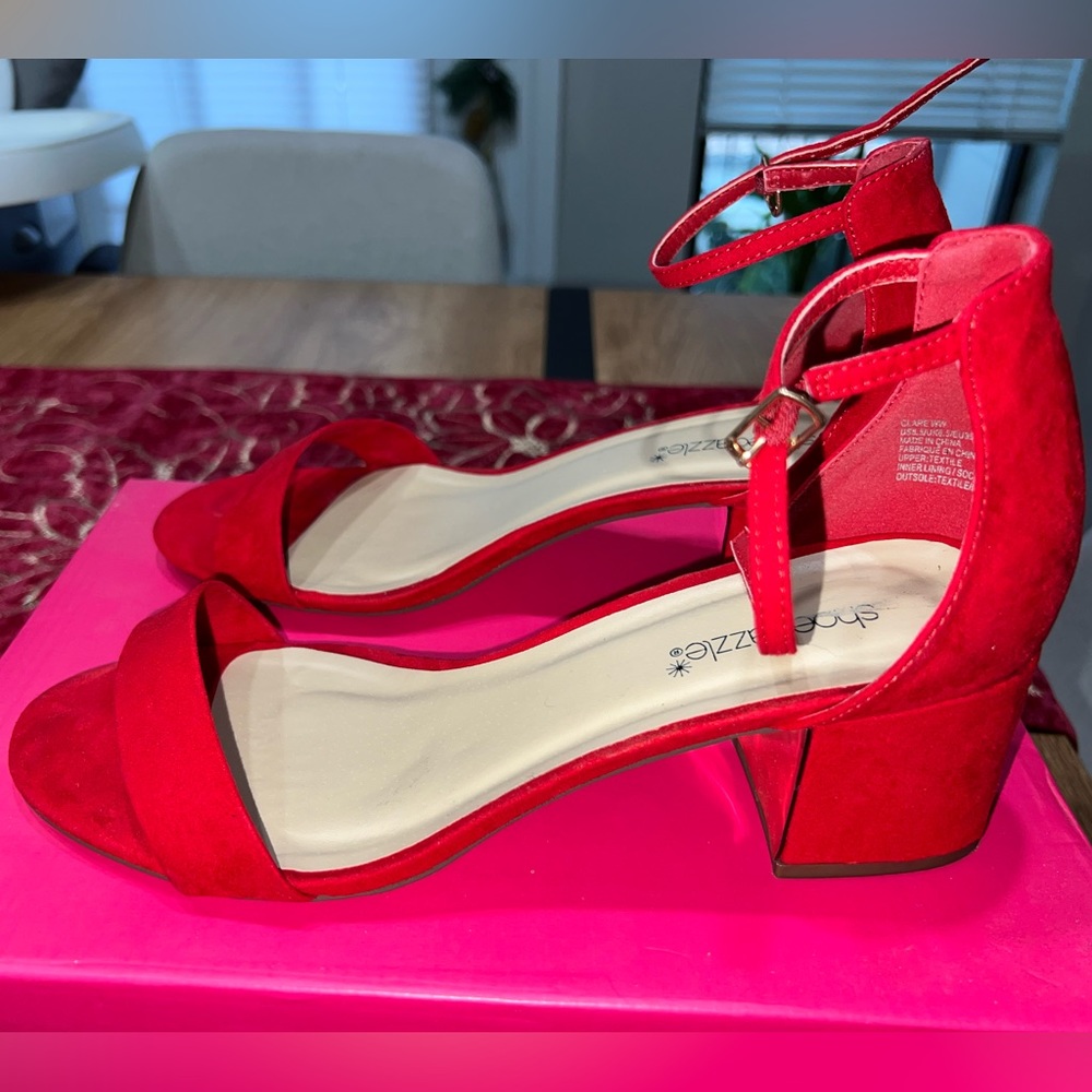 Clare Ankle Block Heel ❤️